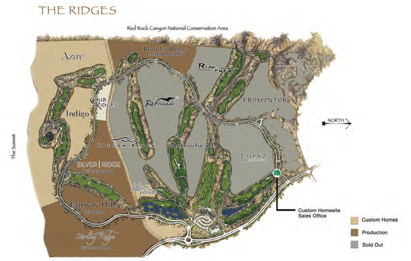 The Ridges Enclave Map